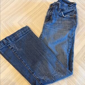 Citizens of Humanity Low Waist Full Leg #097 Jeans Size 28 Dark Blue